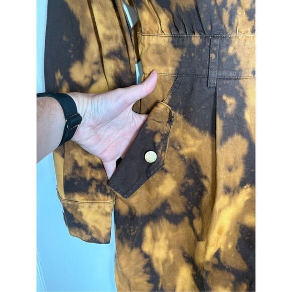 Femi Sepia Tye Dye Jumpsuit Denim size M - Picture 7 of 16